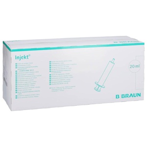 INJEKT Solo Spritze 20 ml Luer exzentrisch PVC-fr. Produktbild