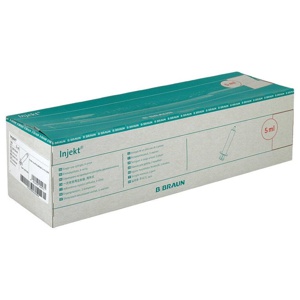 INJEKT Solo Spritze 5 ml LL zentrisch PVC-frei Produktbild