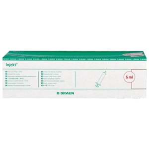 INJEKT Solo Spritze 5 ml Luer exzentrisch PVC-frei Produktbild