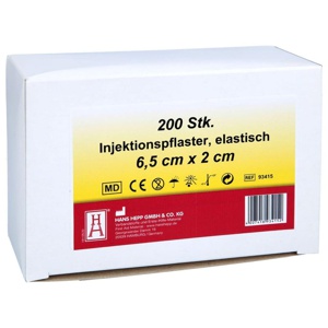 INJEKTIONSPFLASTER 2x6,5 cm Vlies weiß Produktbild