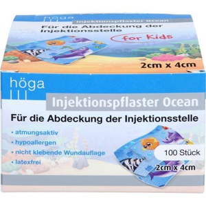 INJEKTIONSPFLASTER Vlies Ocean for Kids Höga 2x4cm Produktbild