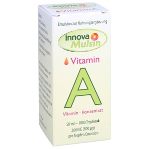 Innova Mulsin Vitamin A forte Emulsion, 50 ml Emulsion Produktbild