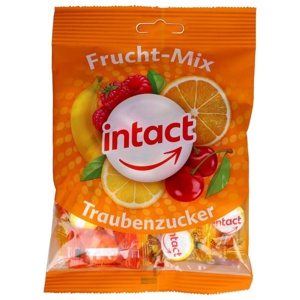 INTACT Traubenzucker Beutel Frucht-Mix Produktbild