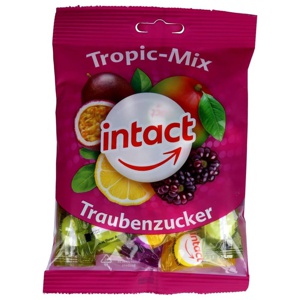INTACT Traubenzucker Beutel Tropic-Mix Produktbild
