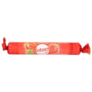 INTACT Traubenzucker Rolle Erdbeere Produktbild