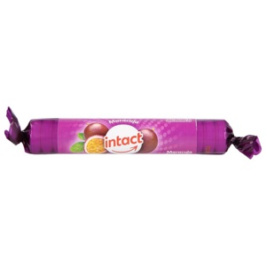 INTACT Traubenzucker Rolle Maracuja Produktbild