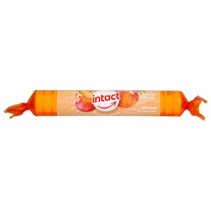 intact Traubenzucker Rolle Pfirsich 40 g Bonbons Produktbild