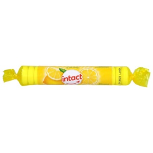 INTACT Traubenzucker Rolle Zitrone Produktbild