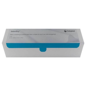 Interdry Textilstoff mit Silber 25x366 cm Rolle, 1 St Verband Produktbild