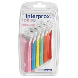 Interprox plus Blister Mix farbl.sortiert Interdentalb, 6 St Zahnbürste Produktbild