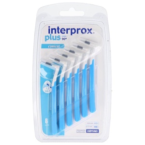 INTERPROX plus conical blau Interdentalbürste 6 St Zahnbürste Produktbild
