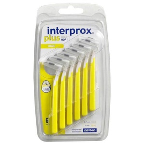 Interprox plus mini gelb Interdentalbürste, 6 St Zahnbürste Produktbild