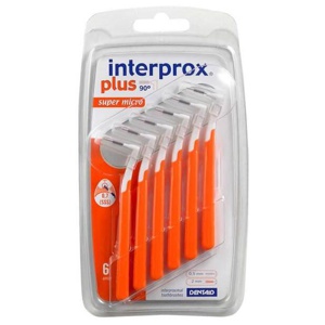 Interprox plus super micro orange Interdentalbürste, 6 St Zahnbürste Produktbild