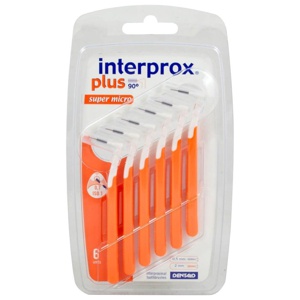 interprox plus super micro orange Interdentalbürsten 6 St Zahnbürste Produktbild