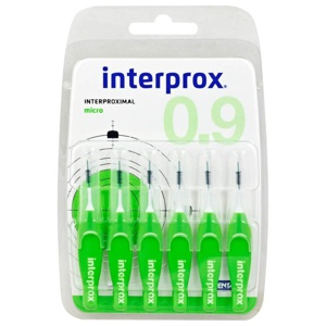 INTERPROX reg micro grün Interdentalbürste Blis. 6 St Zahnbürste Produktbild