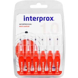 INTERPROX reg miniconical rot Interdentalb.Blis. 6 St Zahnbürste Produktbild