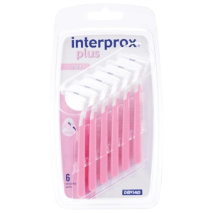 Interprox Vinkel Plus Rosa 0,38 mm 6 st produkt bild