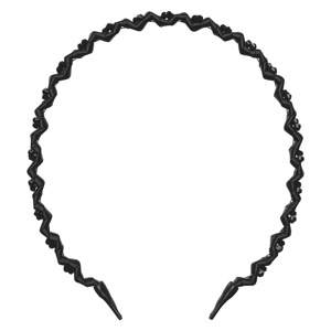 Invisibobble Fashion Hairhalo Adjustable Headband Black Sparkle produktbilde