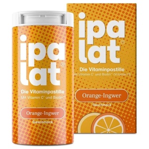 Ipalat Die Vitaminpastille Orange-Ingwer Produktbild