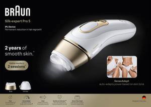 IPL Silk·expert Pro 5 Hårborttagning Hemma 2 huvuden PL5221 produkt bild