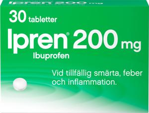 Ipren, filmdragerad tablett 200 mg, 30 st produkt bild