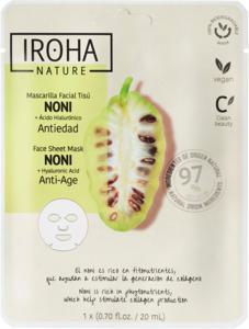 Iroha Nature Anti-Age Noni Face Sheet Mask produkt bild