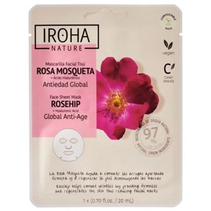 IROHA Anti-age Face Sheet Mask 20 ml 1 stk produktbillede