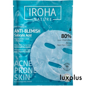 IROHA Nature Anti-Blemish Salicylic Acid Face Sheet Mask produktbilde