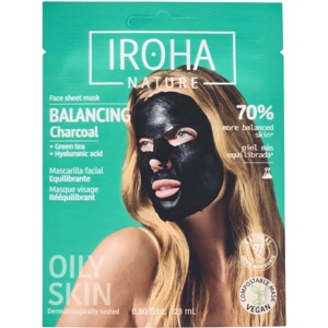 IROHA NATURE Balancing Charcoal Face Sheet Mask Produktbild