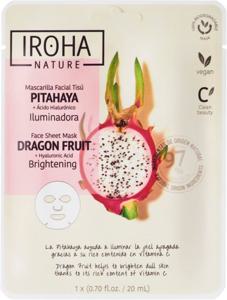 IROHA NATURE Brightening Dragon Fruit Face Sheet Mask produkt bild