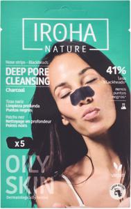 IROHA NATURE Deep Pore Cleansing Charcoal Nose Strips 5 st produkt bild