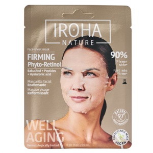 IROHA NATURE Firming Phyto-Retinol Face Sheet Mask produktbilde