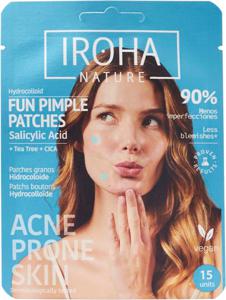 IROHA NATURE Fun Salicylic Acid Pimple Patches 15 st produkt bild