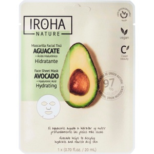 IROHA NATURE Hydrating Avocado Face Sheet Mask Produktbild