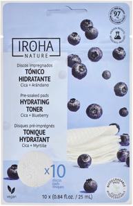 IROHA NATURE Hydrating Toner Pads Cica + Blueberry produkt bild