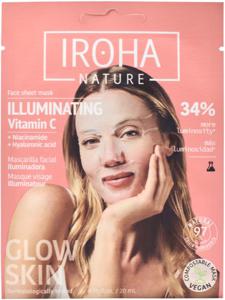 IROHA NATURE Illuminating Vitamin C Face Sheet Mask 20 ml produkt bild