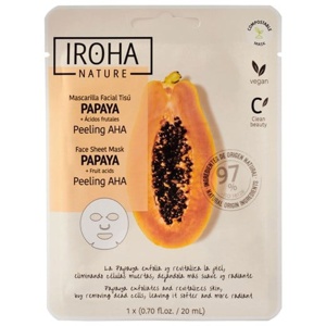IROHA Peeling AHA Face Sheet Mask 20 ml 1 stk produktbillede