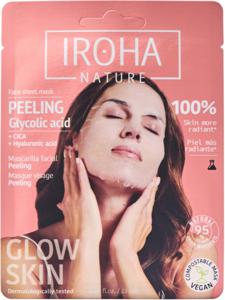 IROHA NATURE Peeling Glycolic Acid Face Sheet Mask produkt bild