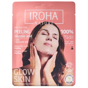 IROHA NATURE Peeling Glycolic Acid Face Sheet Mask produktbilde