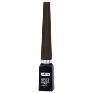 IsaDora Colorful Eyeliner 12 Dark Brown 4 ml produkt bild