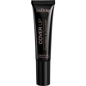 IsaDora Cover Up Foundation & Concealer 62 Nude Cover 35 ml produkt bild
