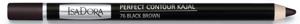 IsaDora Perfect Contour Kajal Black Brown 1.2 g produkt bild