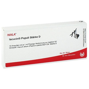 ISCUCIN populi Stärke D Ampullen Produktbild