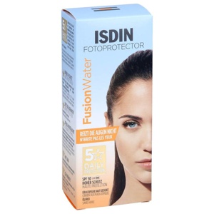 ISDIN FusionWater MAGIC Sonnencreme Gesicht LSF 50 50 ml Emulsion Produktbild