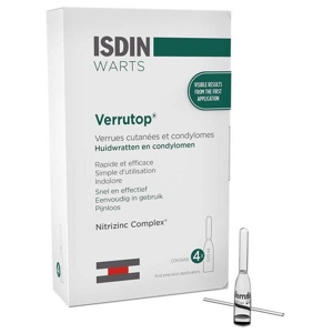 ISDIN WARTS Verrutop 4X0.1 ml Ampullen Produktbild
