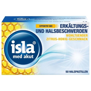ISLA MED akut Zitrus-Honig Pastillen Produktbild