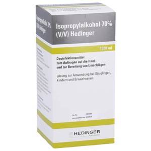 Isopropylalkohol 70% Hedinger, 1000 ml Lösung Produktbild