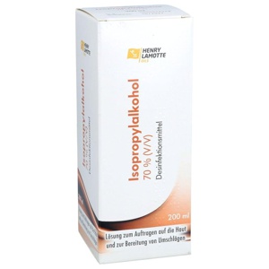 Isopropylalkohol 70% V / V Henry Lamotte, 200 ml Flüssigkeit Produktbild