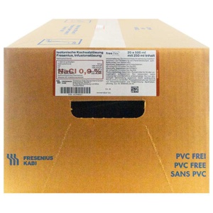 ISOTONISCHE Kochsalzlsg.500ml halbgefüll.freeflex Produktbild