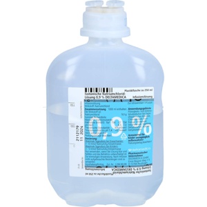ISOTONISCHE NaCl 0,9% DELTAMEDICA Inf.-Lsg.Plastik Produktbild